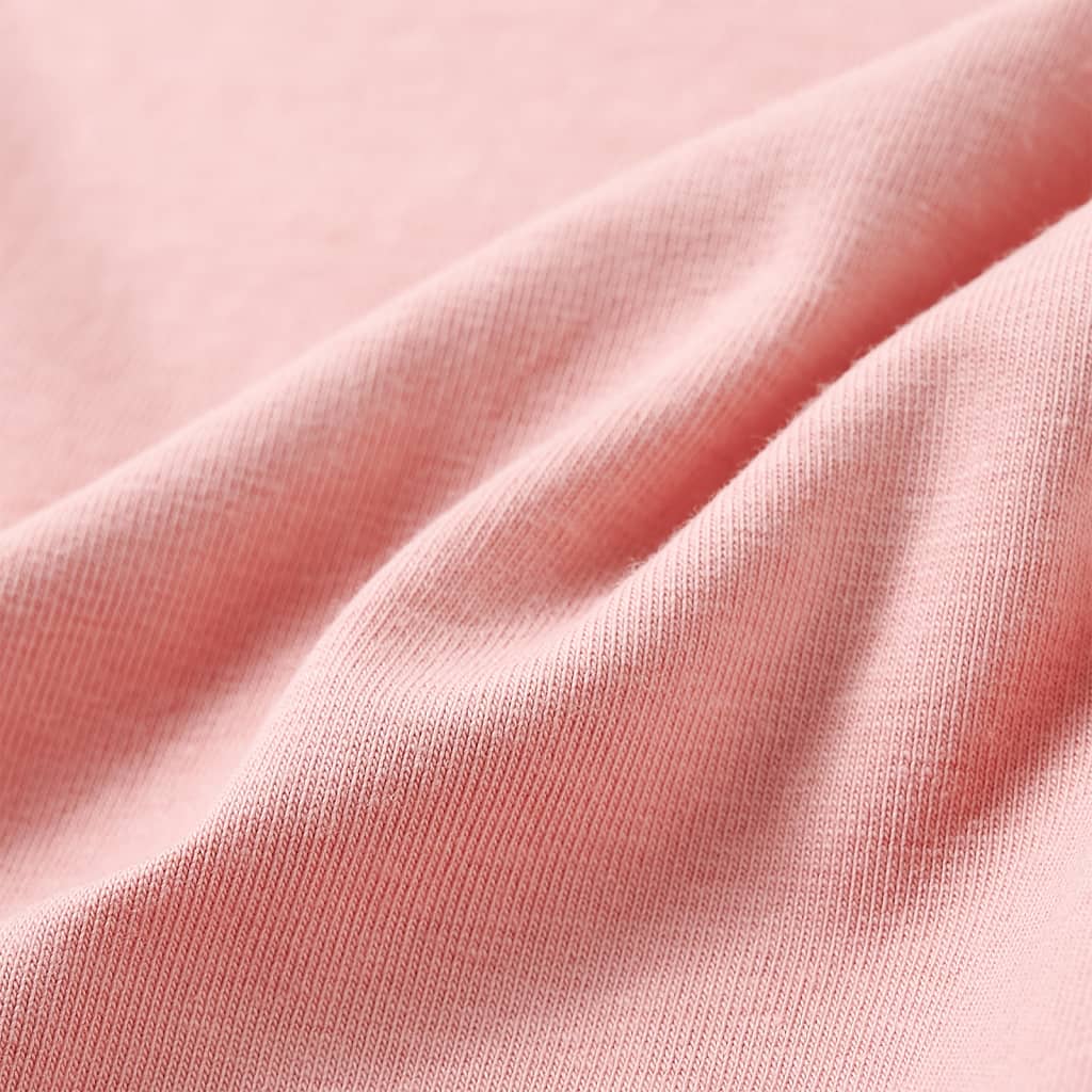 Tricou de copii cu mâneci lungi, roz, 128 GartenMobel Dekor