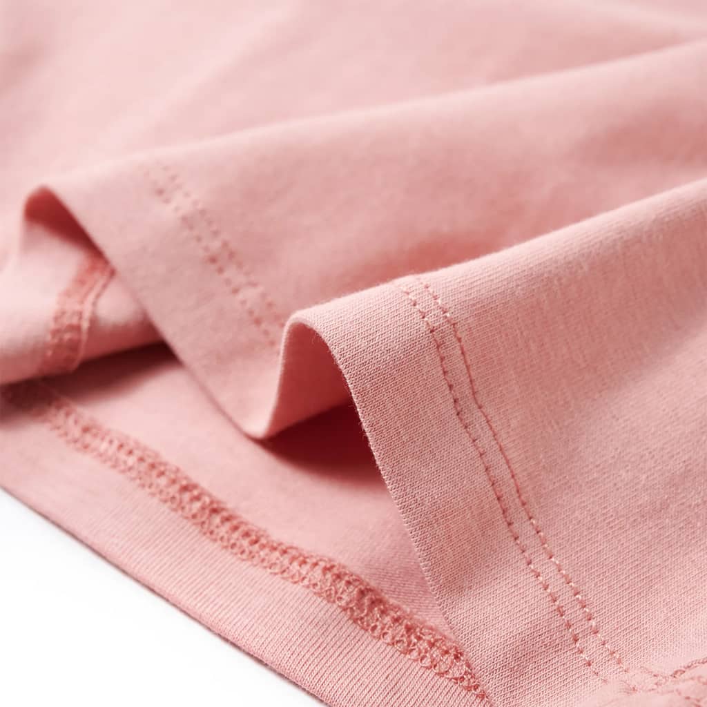 Tricou de copii cu mâneci lungi, roz, 92 GartenMobel Dekor