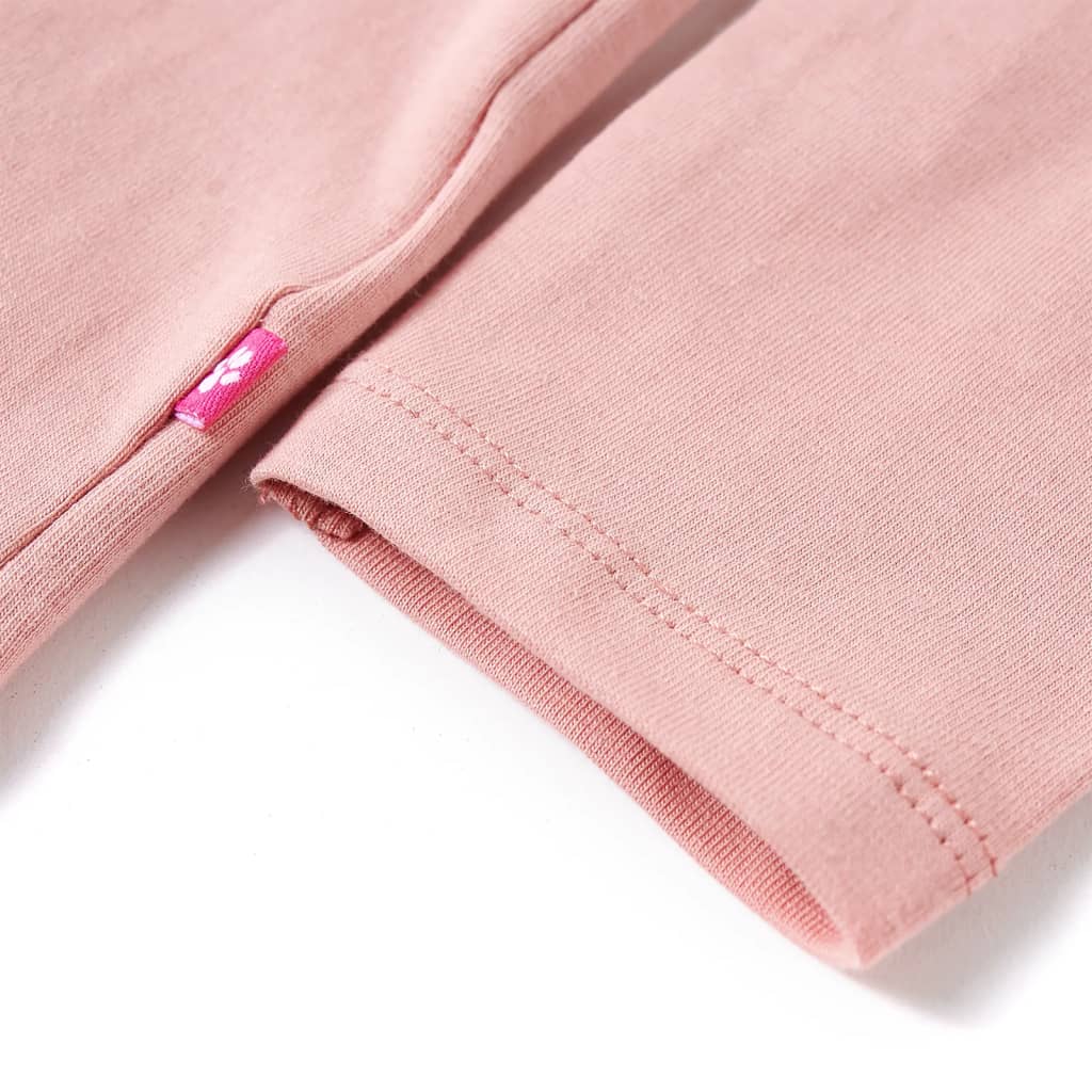 Tricou de copii cu mâneci lungi, roz, 92 GartenMobel Dekor