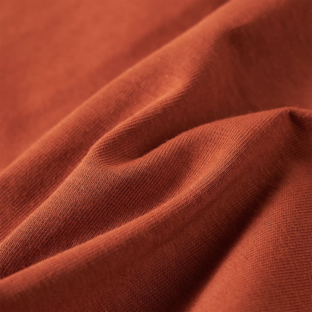 Tricou pentru copii cu mâneci lungi, coniac, 140 GartenMobel Dekor