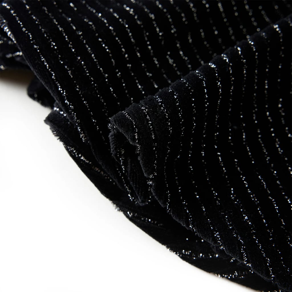 Fusta de copii cu talie leopard, negru, 92 GartenMobel Dekor