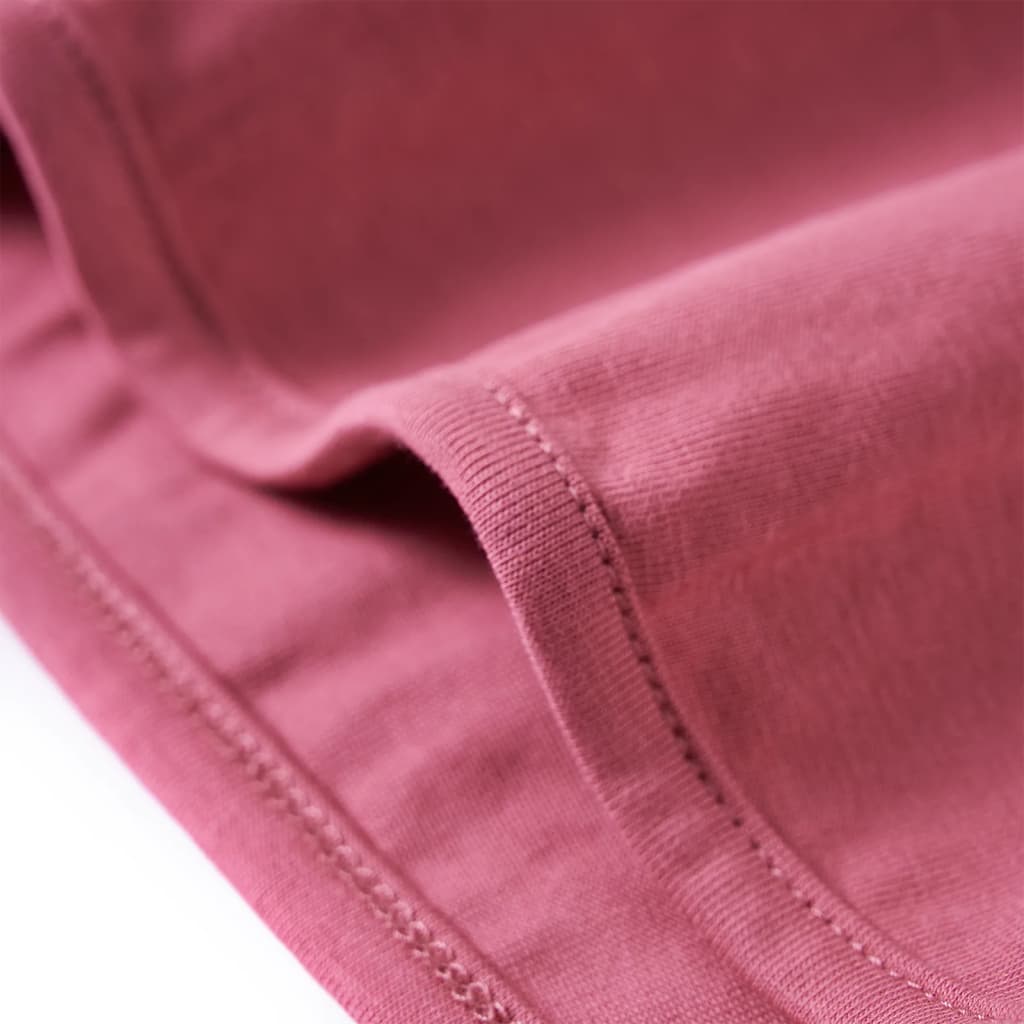 Tricou pentru copii cu mâneci lungi, zmeuriu, 92 GartenMobel Dekor