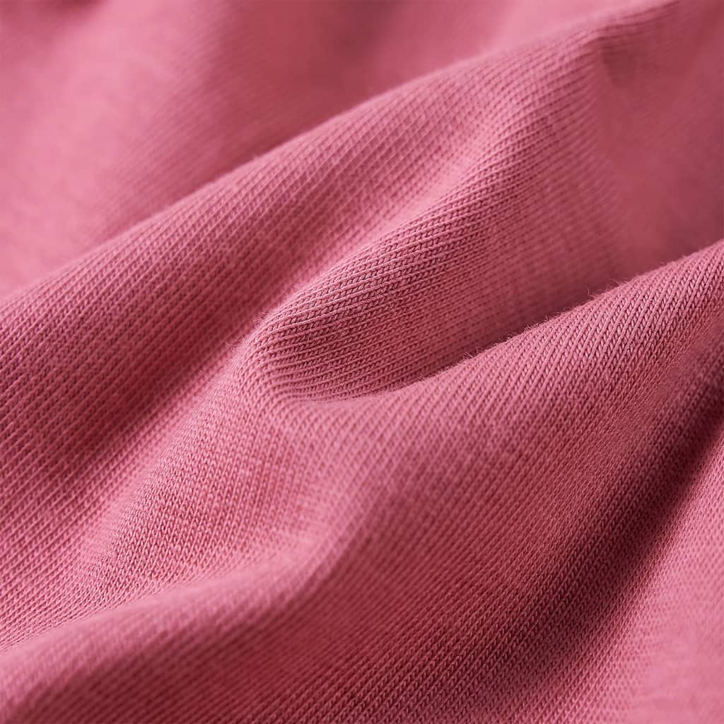 Tricou pentru copii cu mâneci lungi, zmeuriu, 92 GartenMobel Dekor