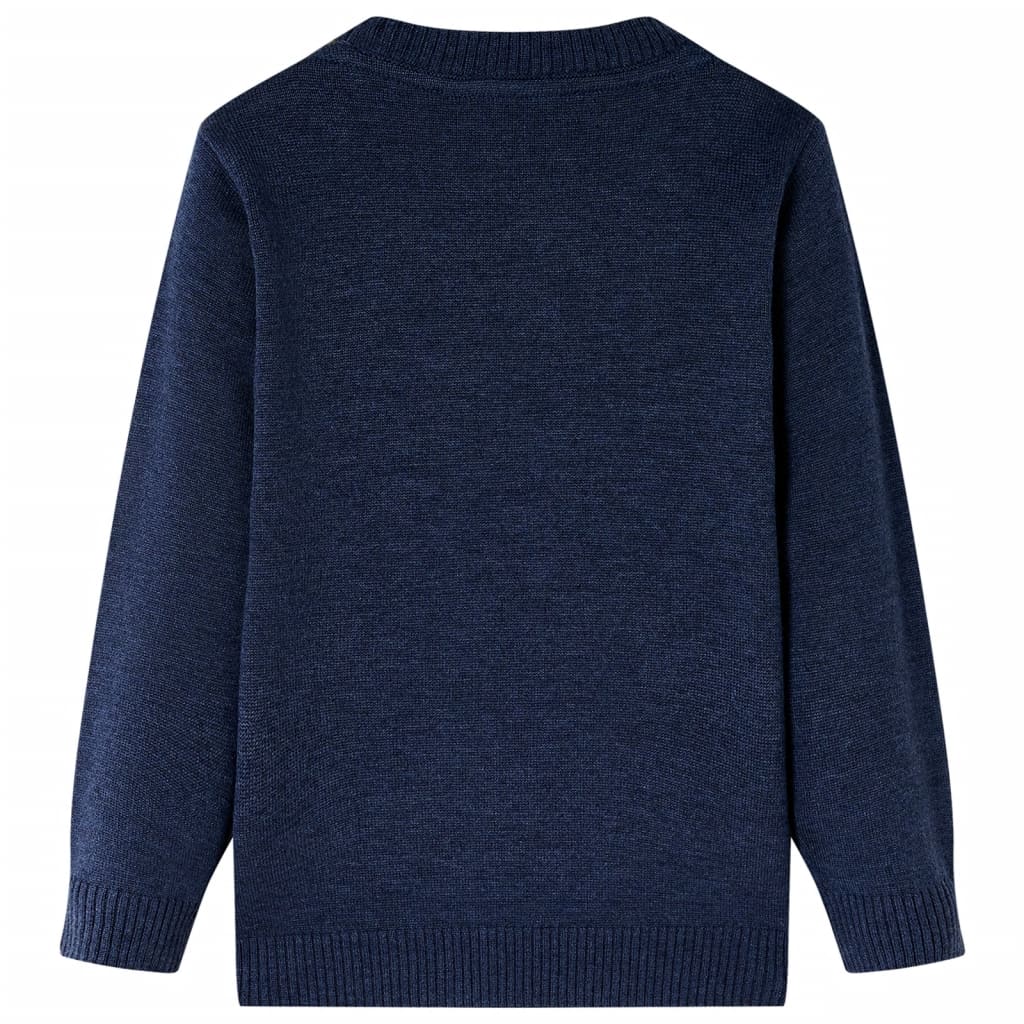 Pulover pentru copii tricotat, bleumarin, 104 GartenMobel Dekor