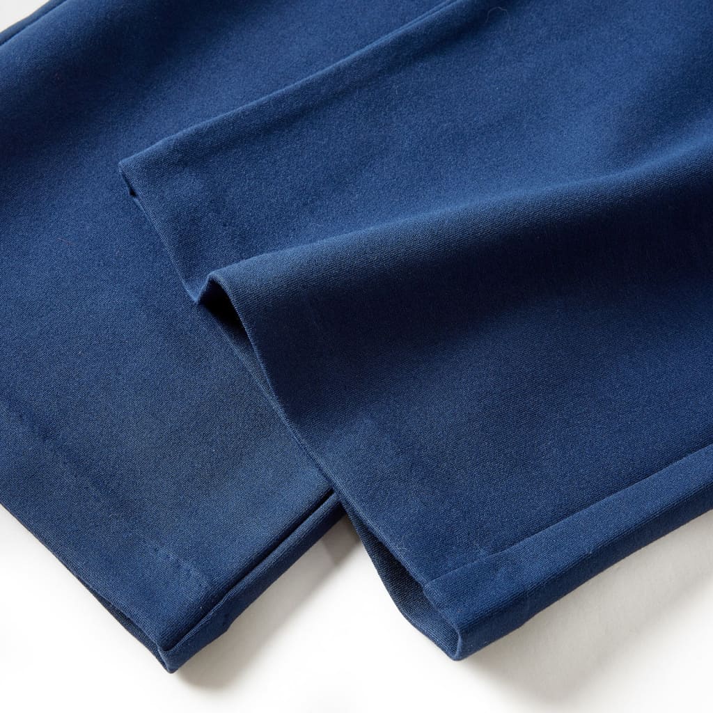 Pantaloni pentru copii cu picioare largi, bleumarin, 128 GartenMobel Dekor