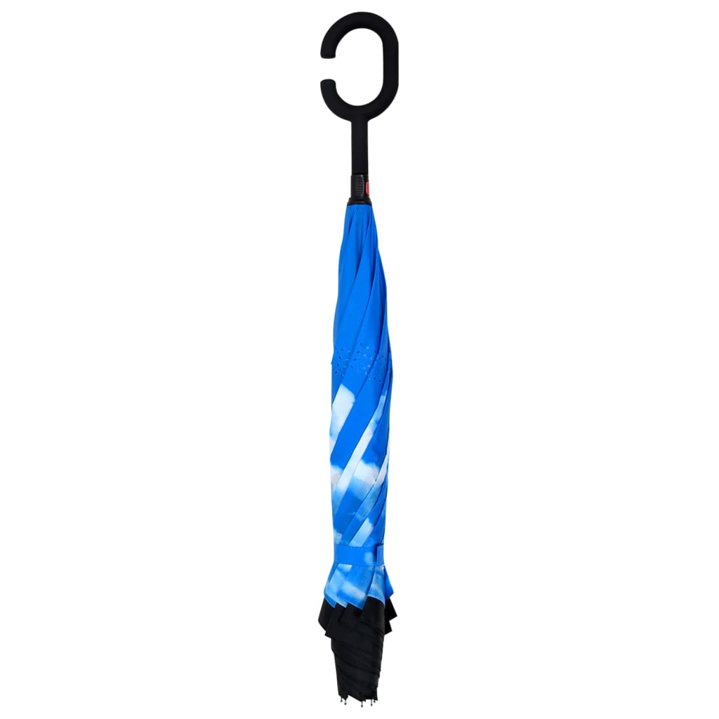 Umbrelă cu mâner în formă de C, negru, 108 cm GartenMobel Dekor