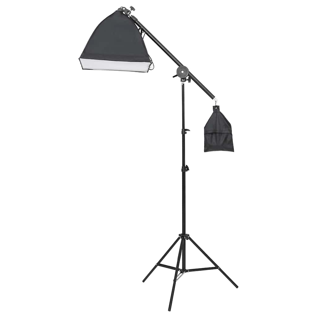 Kit de iluminat pentru studio foto cu fundaluri și reflector GartenMobel Dekor