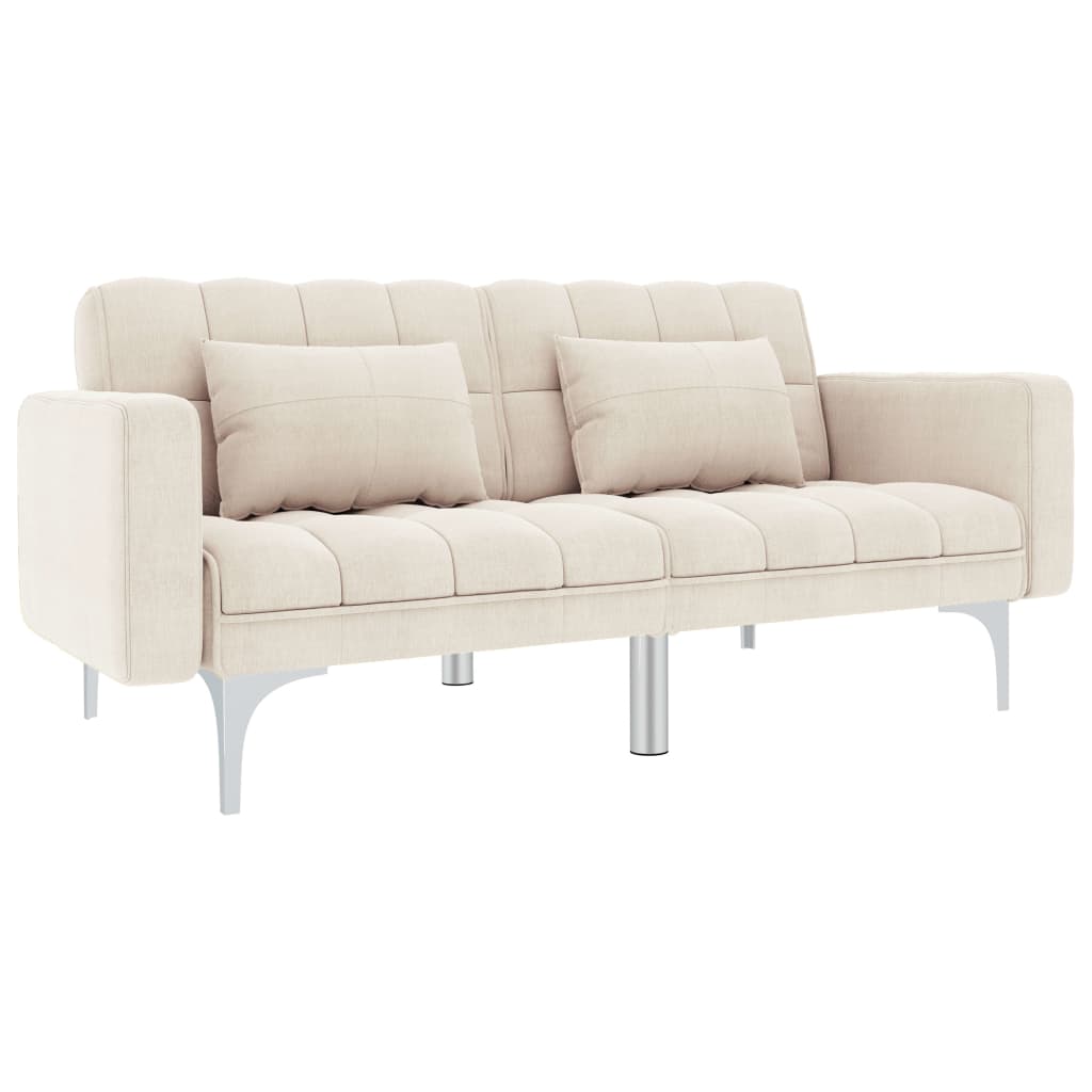 Canapea extensibilă, crem, material textil GartenMobel Dekor