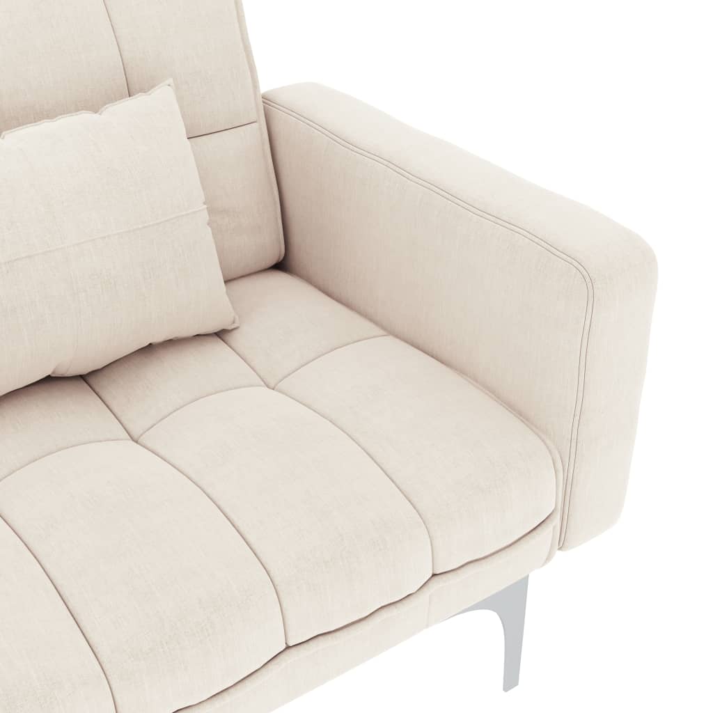 Canapea extensibilă, crem, material textil GartenMobel Dekor