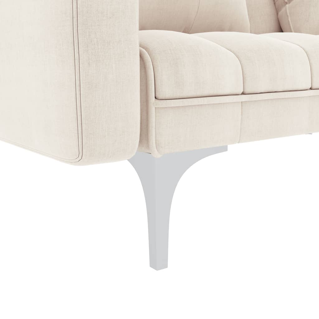 Canapea extensibilă, crem, material textil GartenMobel Dekor