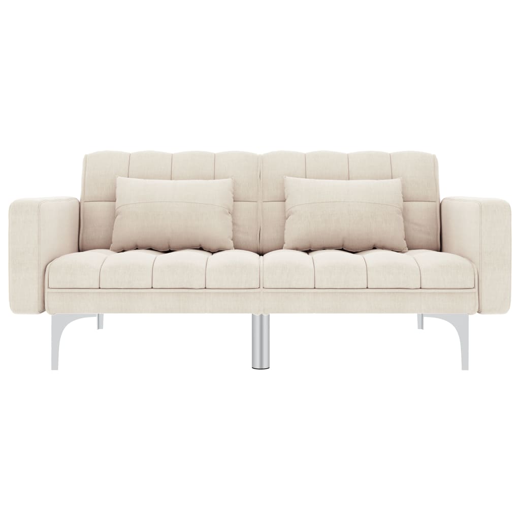 Canapea extensibilă, crem, material textil GartenMobel Dekor