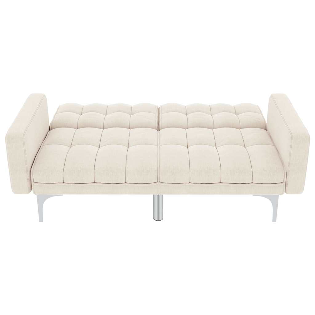 Canapea extensibilă, crem, material textil GartenMobel Dekor