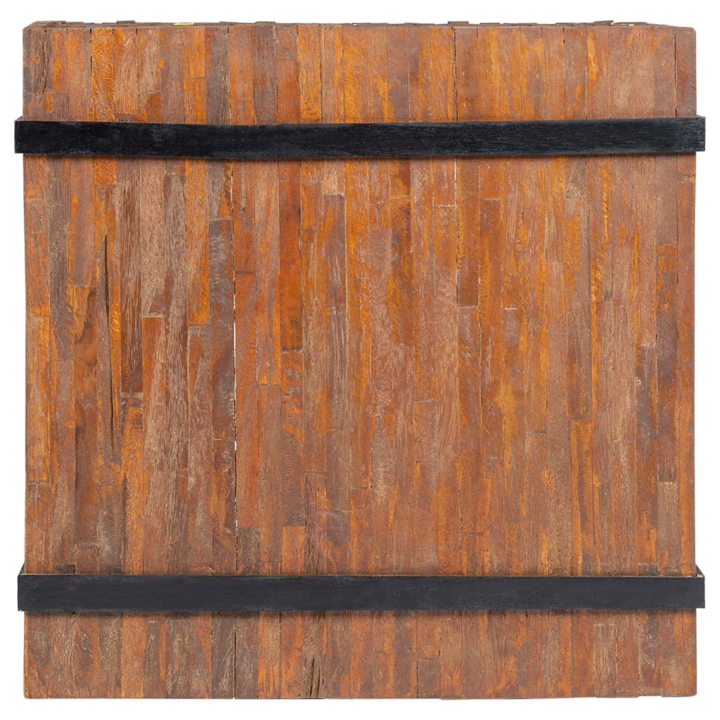 Masă laterală din lemn de tec, 60 x 60 x 38 cm GartenMobel Dekor