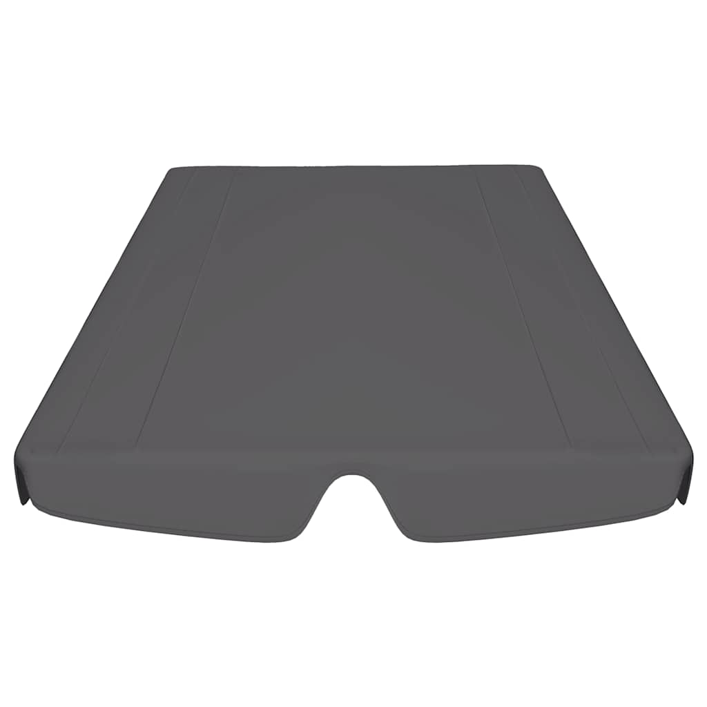 Copertină de rezervă leagăn grădină, antracit, 150/130x105/70cm GartenMobel Dekor