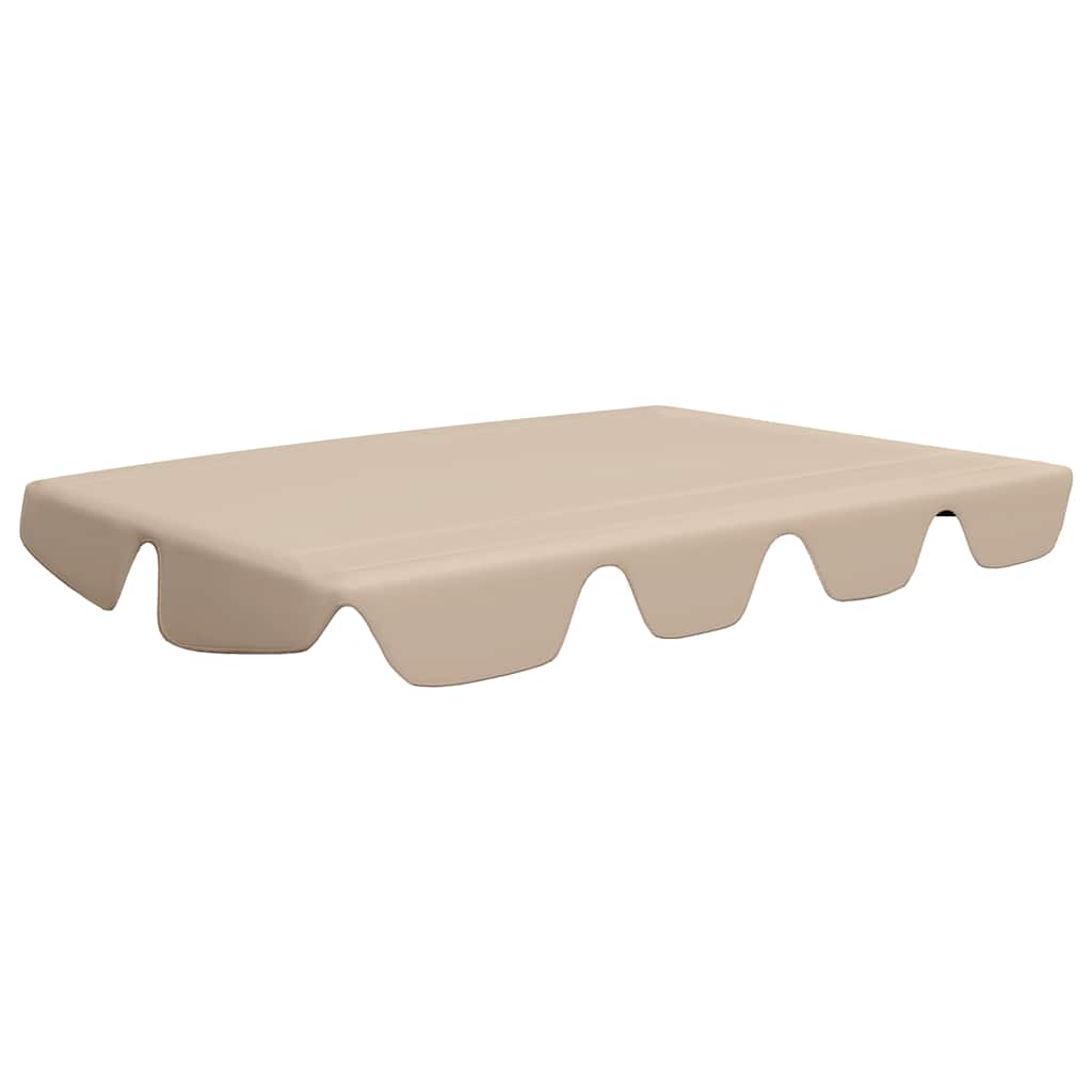 Copertină de rezervă leagăn grădină, bej, 150/130x105/70 cm GartenMobel Dekor