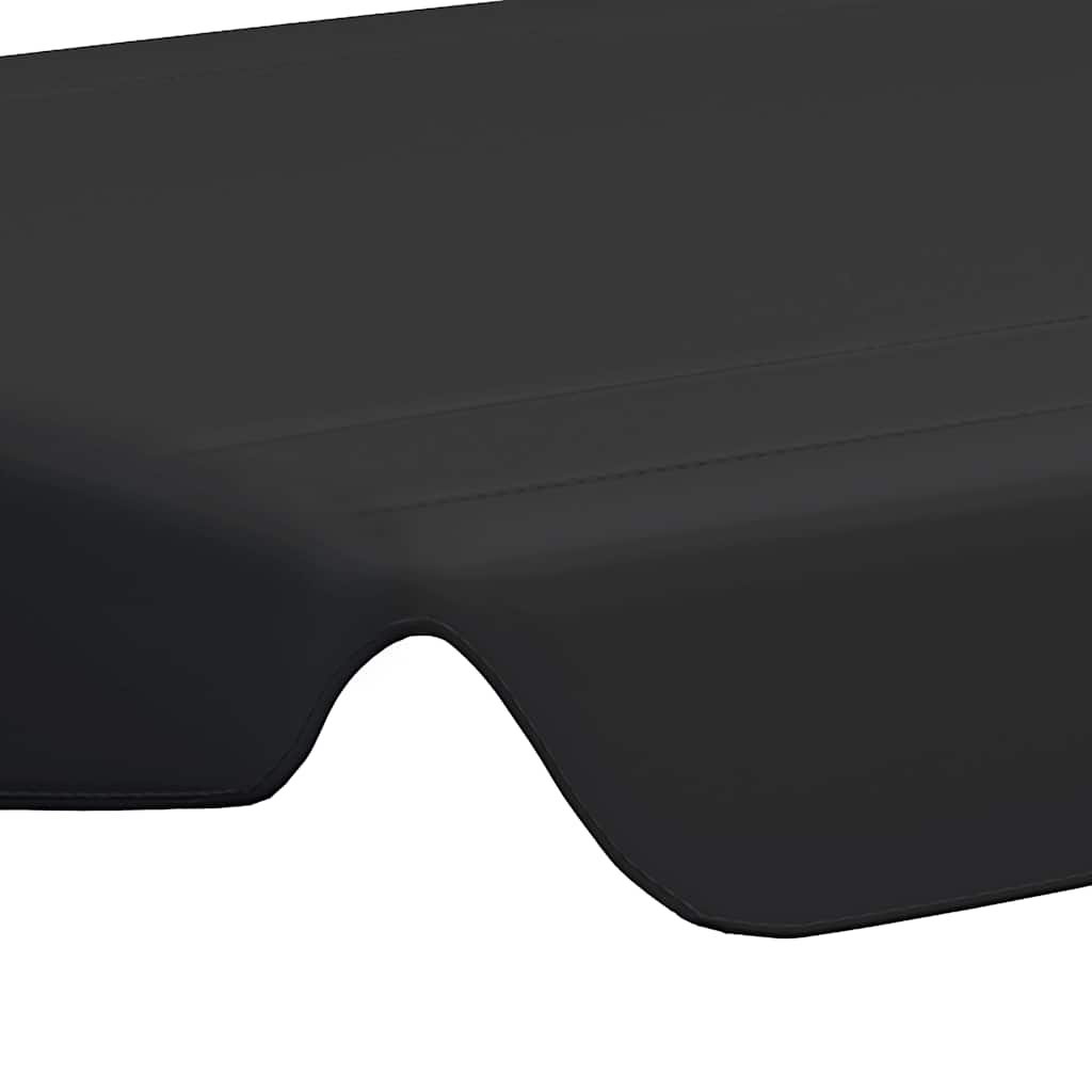 Copertină de rezervă leagăn grădină, negru, 150/130x105/70 cm GartenMobel Dekor