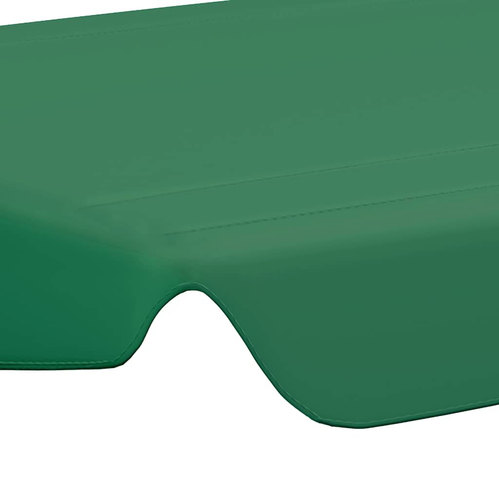 Copertină de rezervă leagăn grădină, verde, 150/130x105/70 cm GartenMobel Dekor