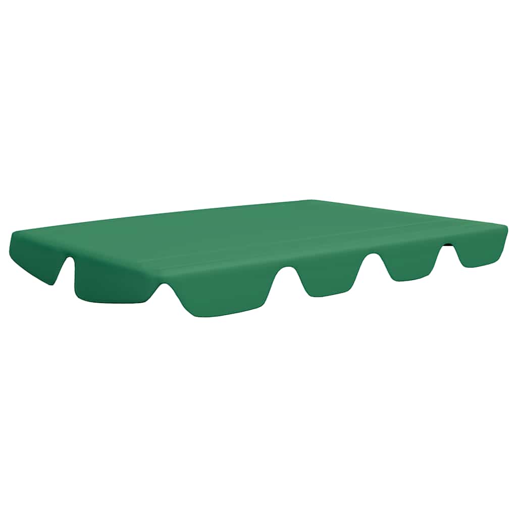 Copertină de rezervă leagăn grădină, verde, 150/130x105/70 cm GartenMobel Dekor