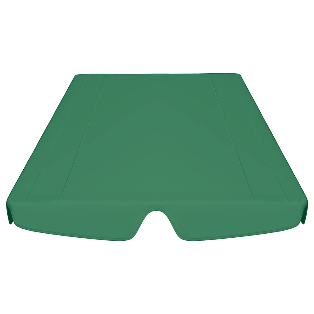 Copertină de rezervă leagăn grădină, verde, 150/130x105/70 cm GartenMobel Dekor