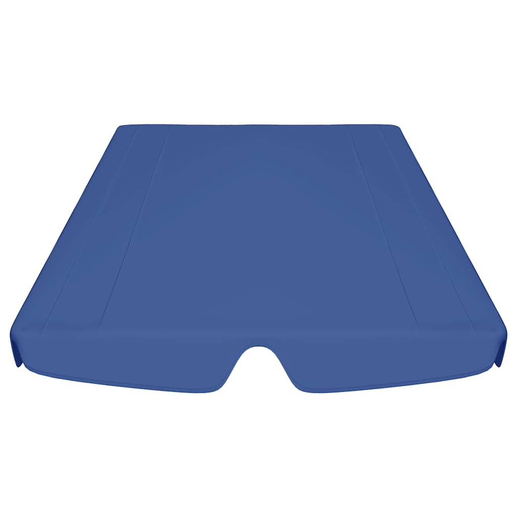 Copertină de rezervă leagăn grădină albastru 188/168x145/110cm GartenMobel Dekor