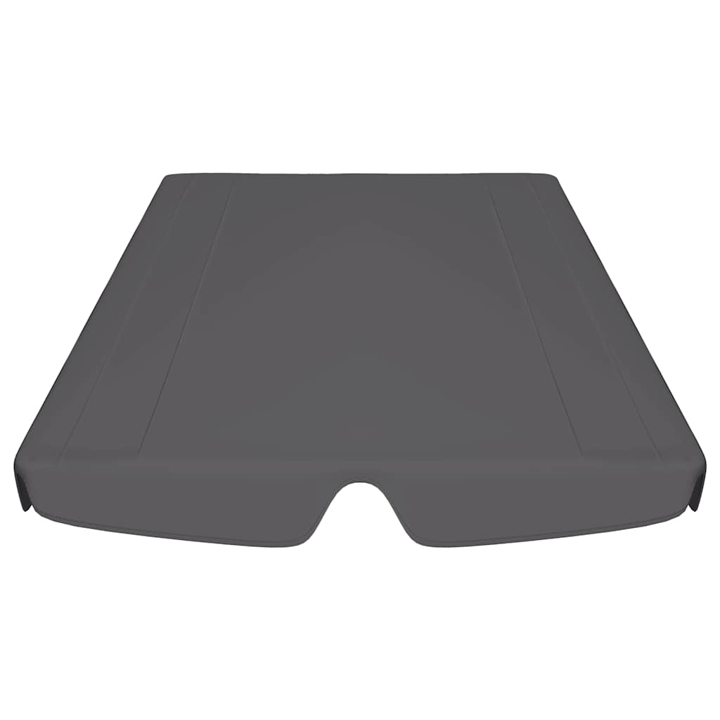Copertină de rezervă leagăn grădină antracit 188/168x145/110cm GartenMobel Dekor