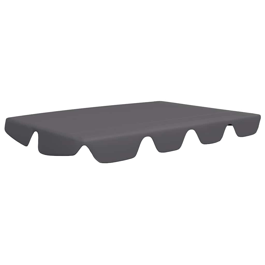 Copertină de rezervă leagăn grădină antracit 188/168x145/110cm GartenMobel Dekor