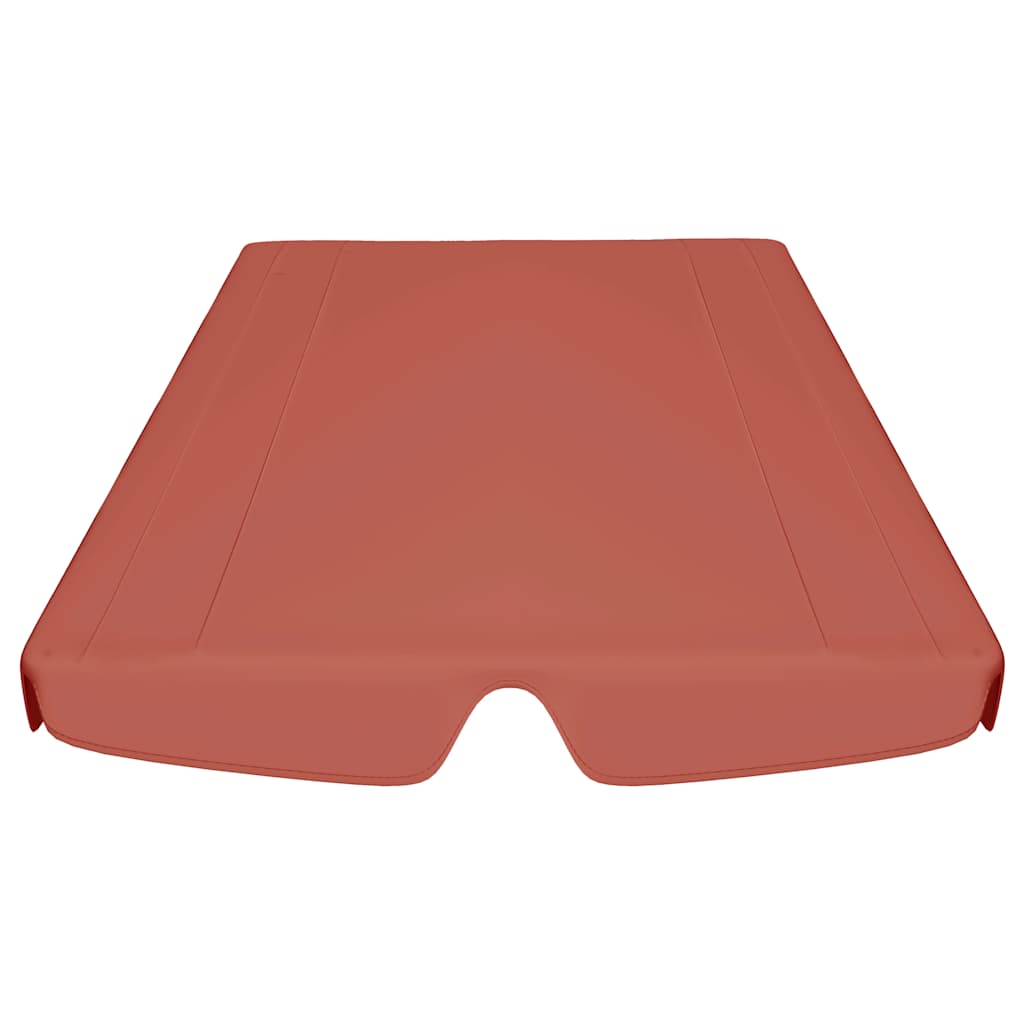 Copertină de rezervă leagăn grădină cărămiziu 150/130x105/70 cm GartenMobel Dekor