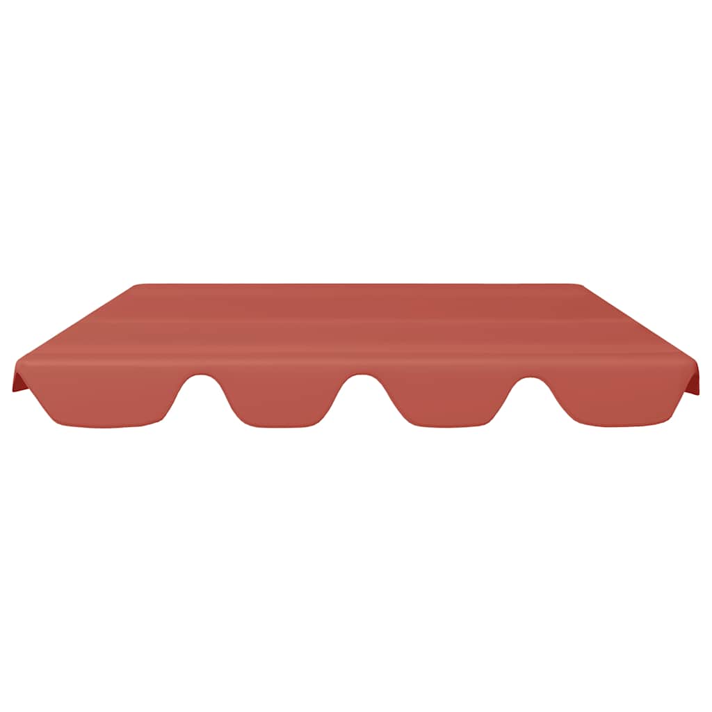 Copertină de rezervă leagăn grădină cărămiziu 150/130x105/70 cm GartenMobel Dekor