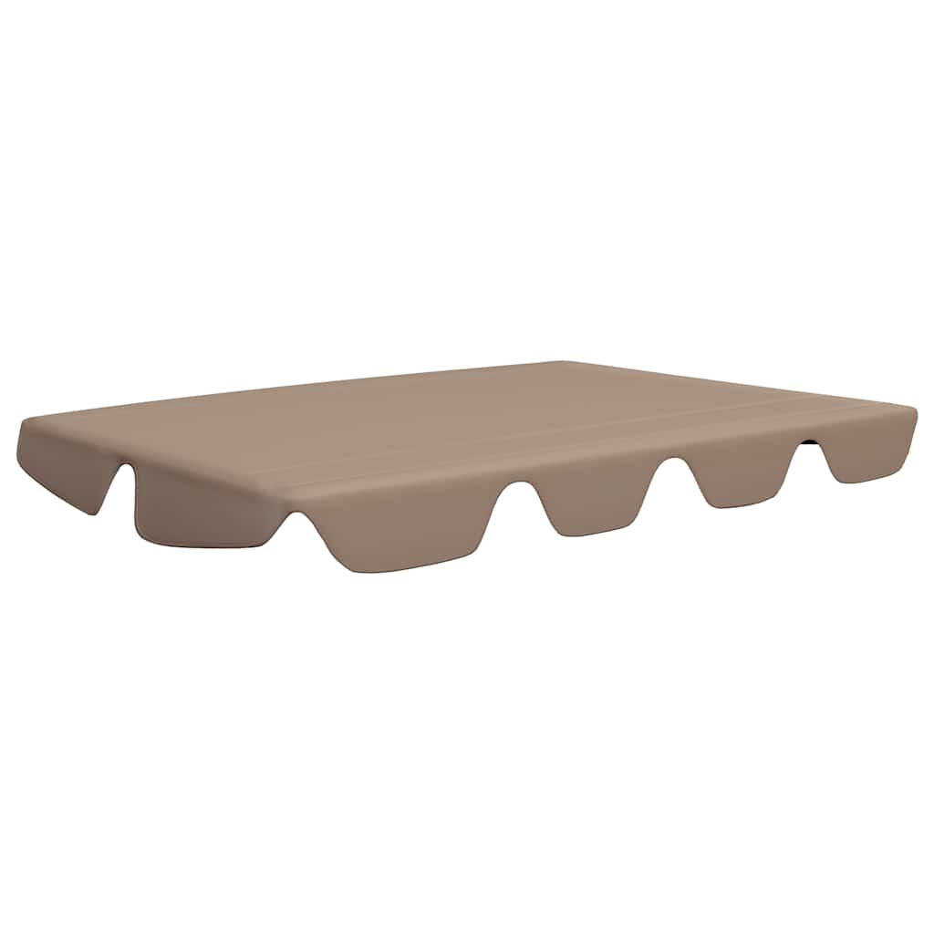 Copertină de rezervă leagăn grădină gri taupe 150/130x105/70 cm GartenMobel Dekor