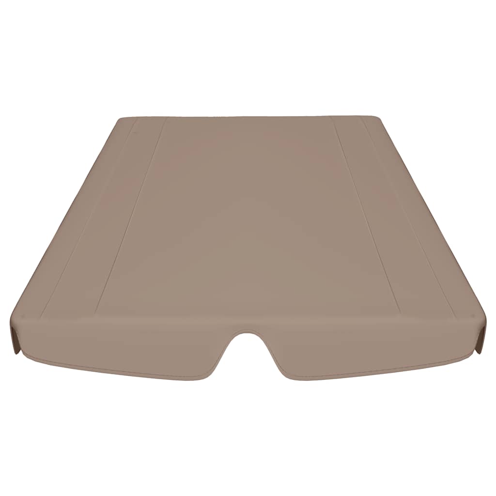 Copertină de rezervă leagăn grădină gri taupe 150/130x105/70 cm GartenMobel Dekor