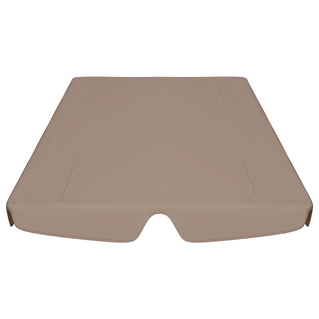 Copertină de rezervă leagăn grădină gri taupe 188/168x145/110cm GartenMobel Dekor