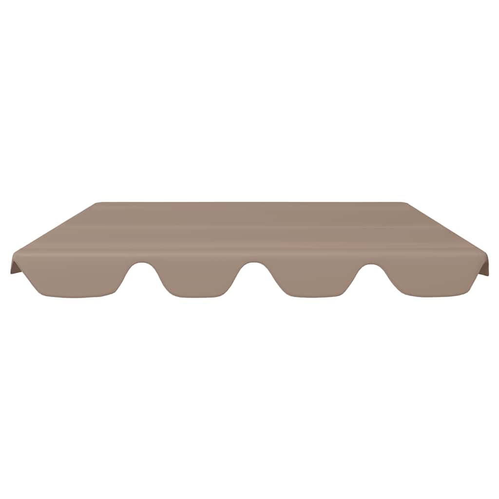 Copertină de rezervă leagăn grădină gri taupe 188/168x145/110cm GartenMobel Dekor