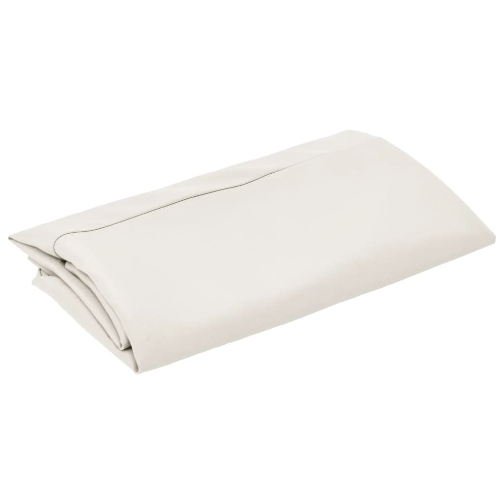 Pânză de schimb umbrelă de soare de exterior alb nisipiu 300 cm GartenMobel Dekor