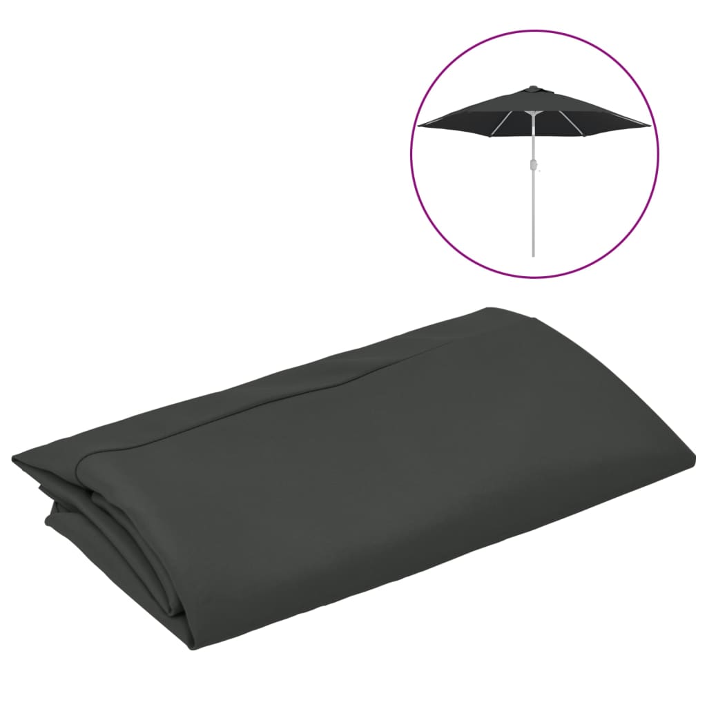 Pânză de schimb umbrelă de soare de grădină, antracit, 300 cm GartenMobel Dekor