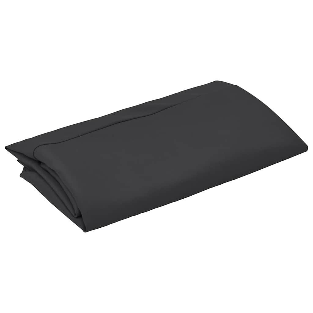 Pânză de schimb umbrelă de soare de exterior, negru, 300 cm GartenMobel Dekor