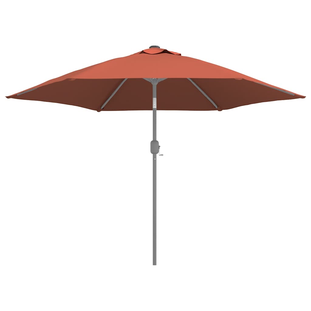 Pânză de schimb umbrelă de soare de exterior cărămiziu 300 cm GartenMobel Dekor