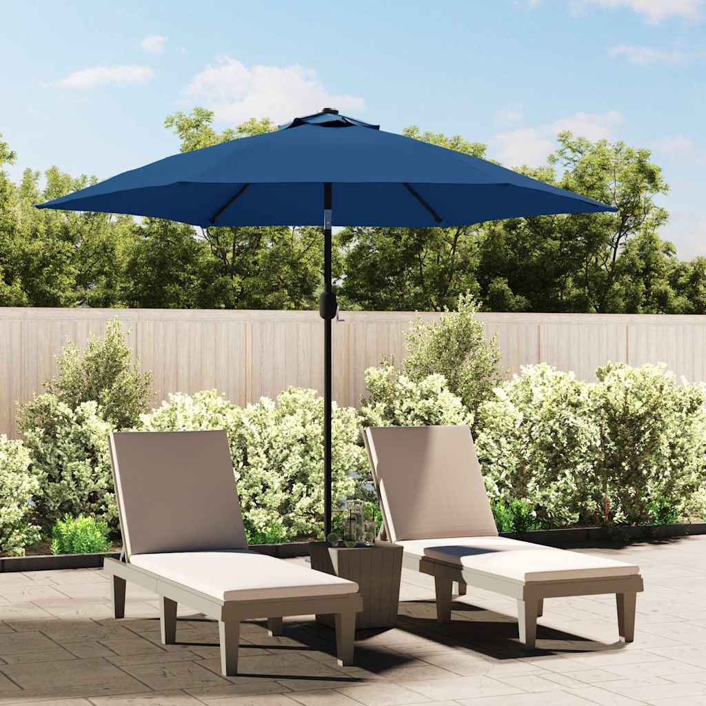 Pânză de schimb umbrelă de soare grădină albastru azuriu 300 cm GartenMobel Dekor