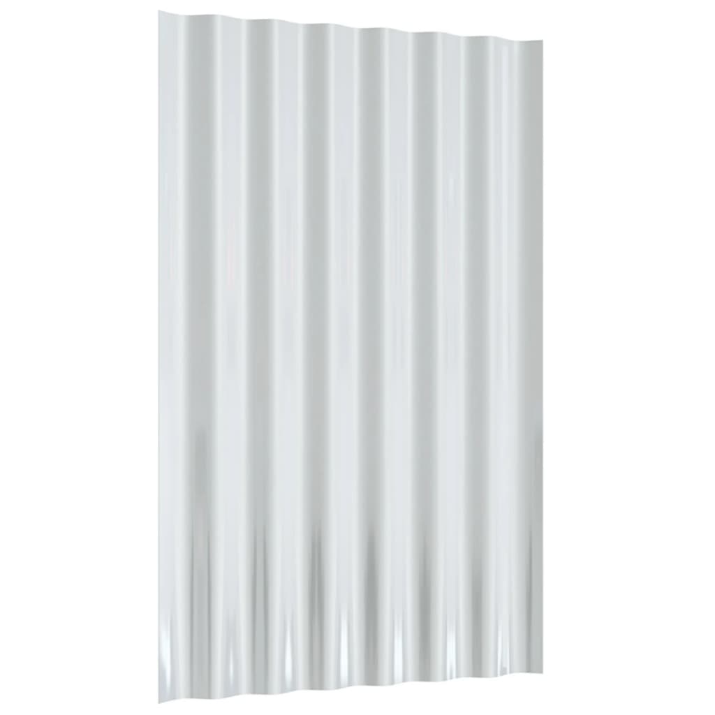 Panouri de acoperiș 12 buc. oțel vopsit maro 60x36 cm GartenMobel Dekor