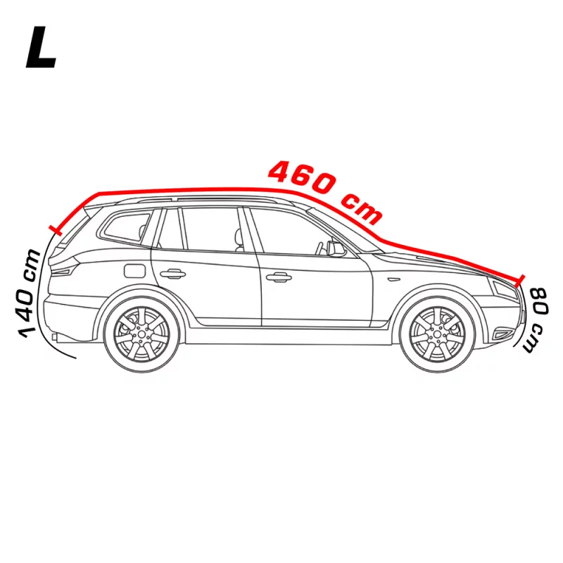 Prelata auto antigrindina cu captuseala bumbac - L - SUV/Off-Road - Resigilat Garage AutoRide