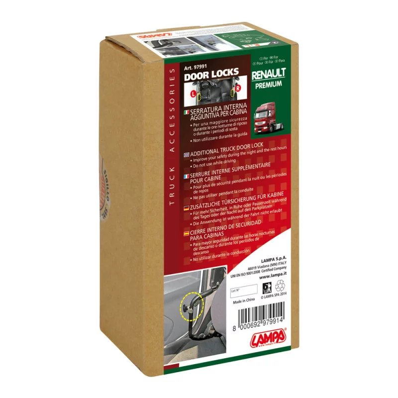 Blocatoare usi din interior camion - Renault Premium 1 (02/96>04/06) Premium 2 (09/05>12/13) Garage AutoRide