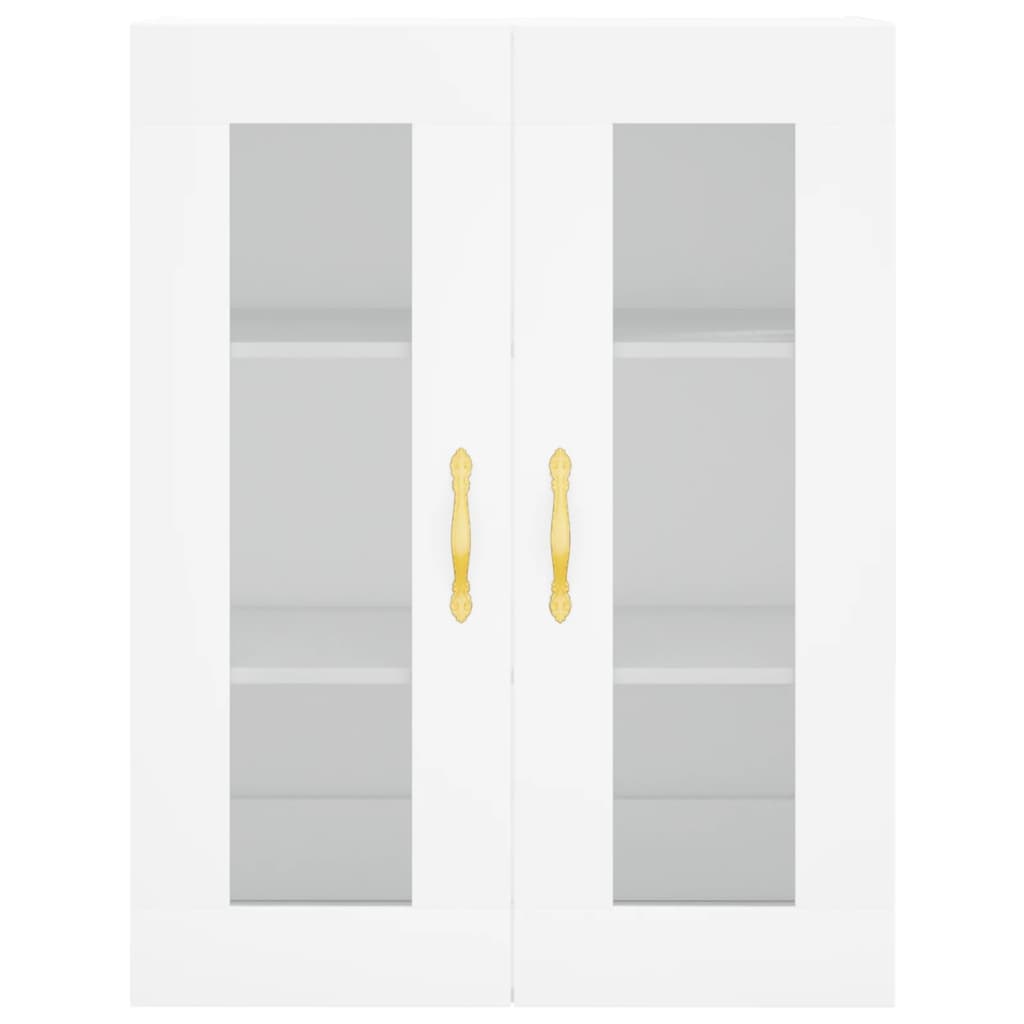 Dulap înalt, alb, 69,5x34x180 cm, lemn compozit GartenMobel Dekor