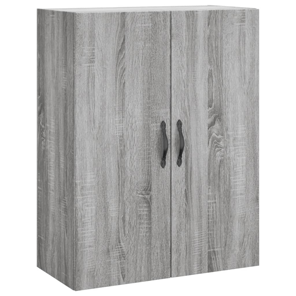 Dulap înalt, gri sonoma, 69,5x34x180 cm, lemn compozit GartenMobel Dekor