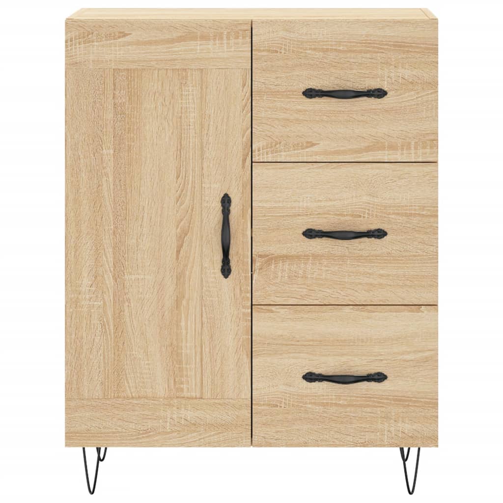 Dulap înalt, stejar sonoma, 69,5x34x180 cm, lemn compozit GartenMobel Dekor