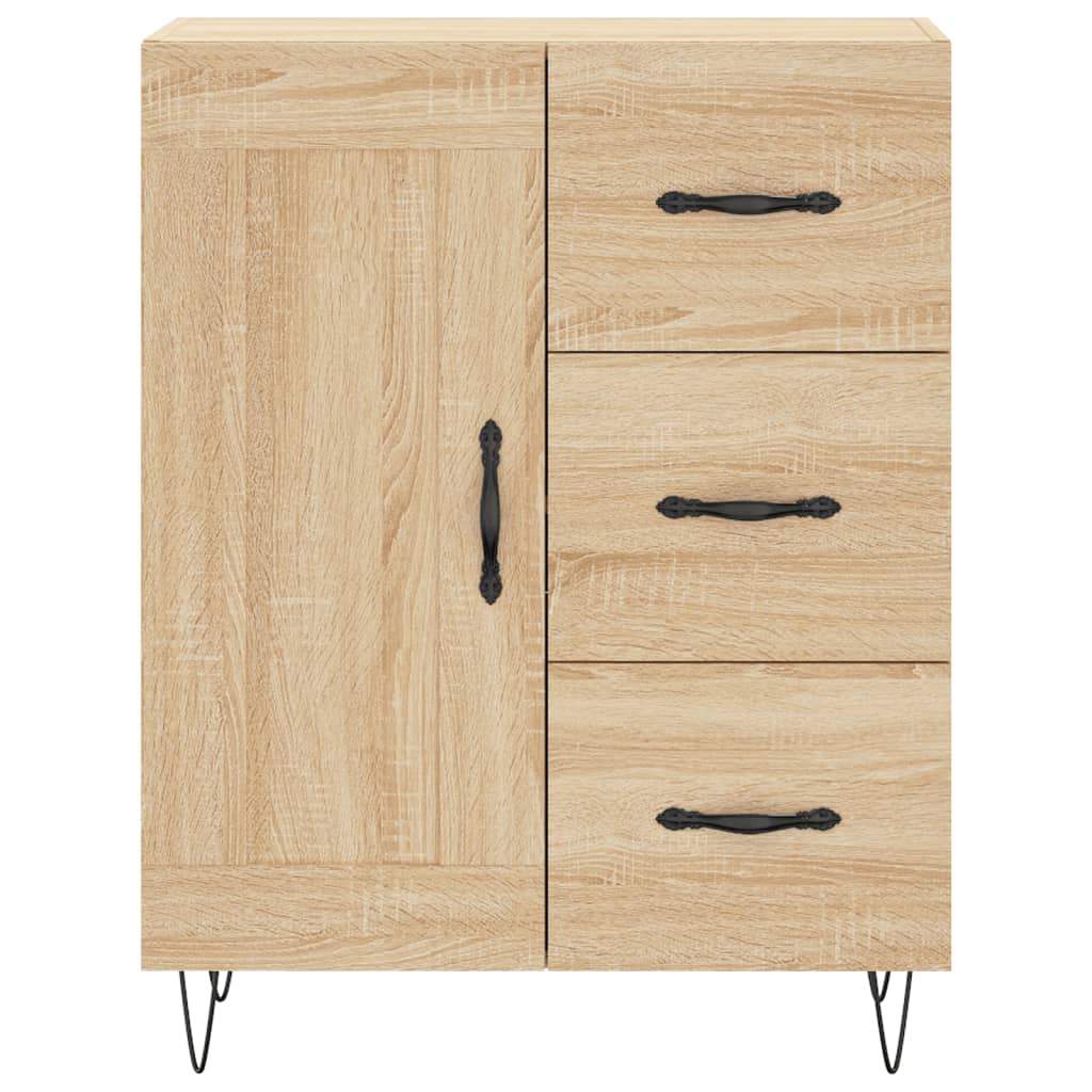 Dulap înalt, stejar sonoma, 69,5x34x180 cm, lemn compozit GartenMobel Dekor