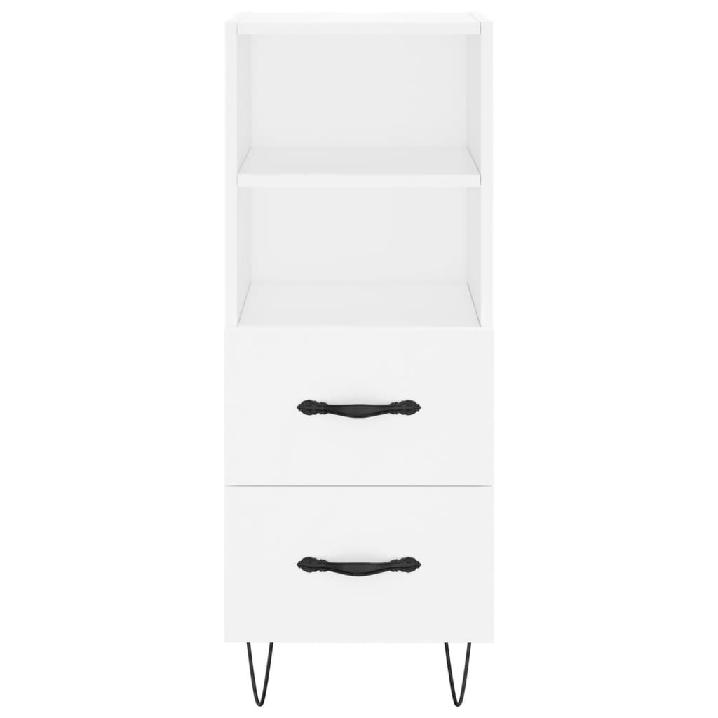 Dulap înalt, alb, 34,5x34x180 cm, lemn prelucrat GartenMobel Dekor