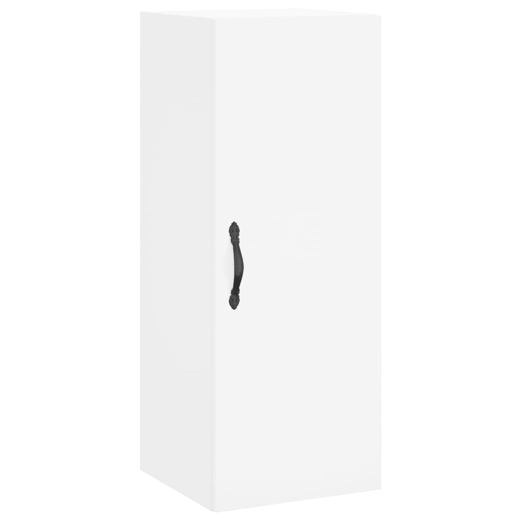 Dulap înalt, alb, 34,5x34x180 cm, lemn prelucrat GartenMobel Dekor