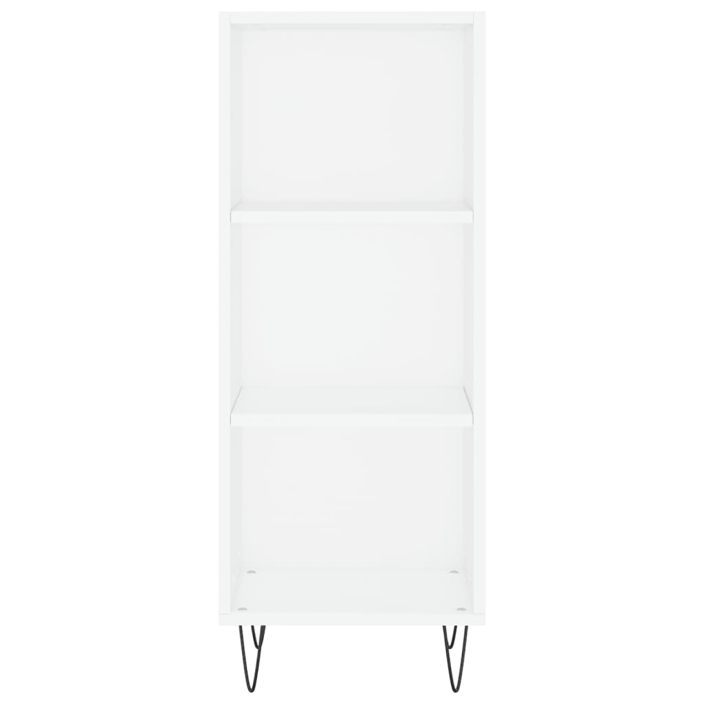 Dulap înalt, alb, 34,5x34x180 cm, lemn prelucrat GartenMobel Dekor
