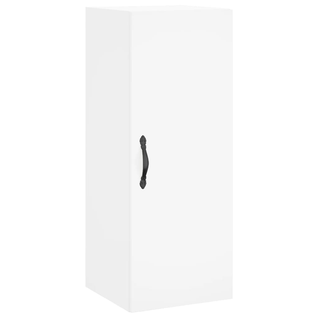 Dulap înalt, alb, 34,5x34x180 cm, lemn prelucrat GartenMobel Dekor