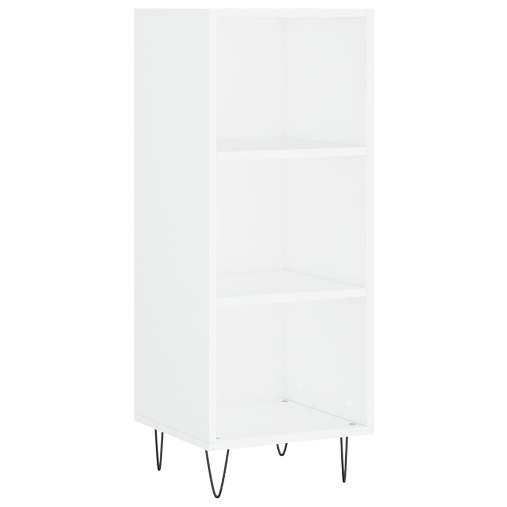 Dulap înalt, alb, 34,5x34x180 cm, lemn prelucrat GartenMobel Dekor