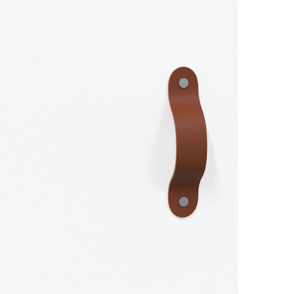 Dulap înalt, alb, 69,5x34x180 cm, lemn compozit GartenMobel Dekor